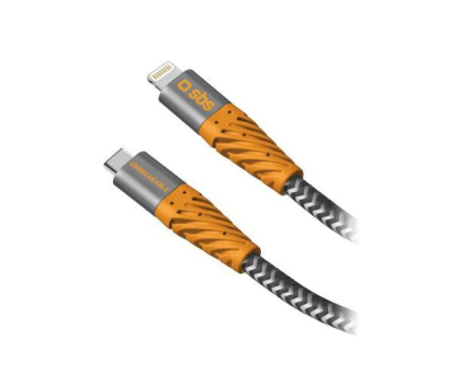 Kabel SBS USB-C - Lightning 2m Aramid Fibre Reflective